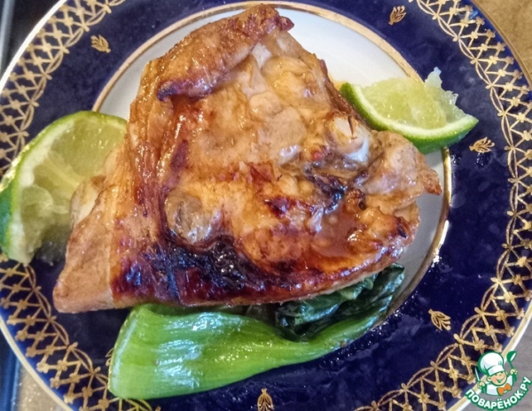 Куриные бедра с мисо и имбирем Куриные бедра с мисо и имбирем