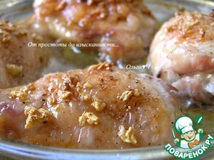 Куриные бедра в соленом сиропе Куриные бедра в соленом сиропе