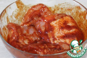 Куриные бедрышки в остром маринаде