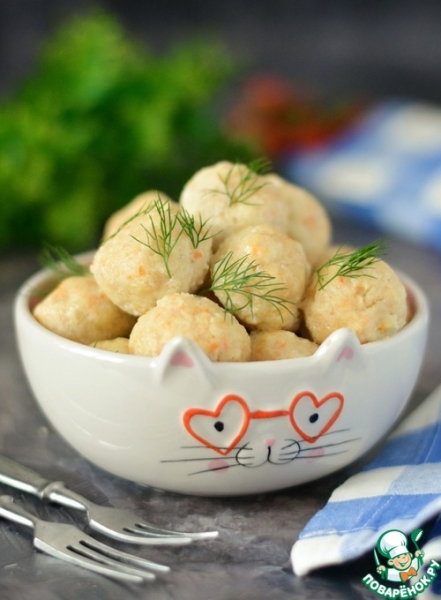 Куриные фрикадельки для детского меню Куриные фрикадельки для детского меню