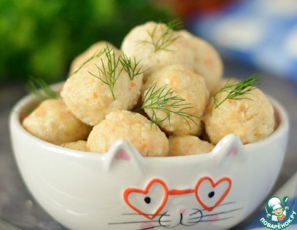 Куриные фрикадельки для детского меню Куриные фрикадельки для детского меню