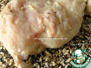 Куриные грудки в орехово-кунжутной панировке