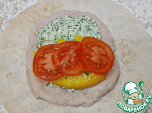 Куриные кармашки в сырной панировке
