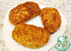 Куриные кармашки в сырной панировке