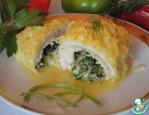 Куриные котлетки в картофельной корочке