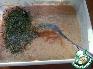 Куриные котлеты с чечевично-злаковой полентой