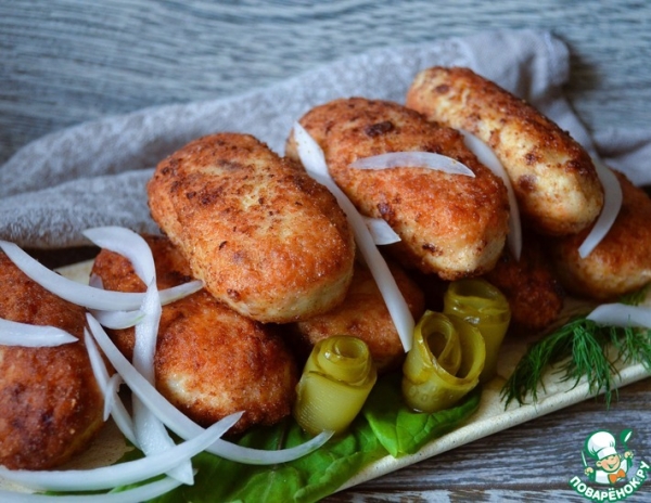 Куриные котлеты с сыром Куриные котлеты с сыром