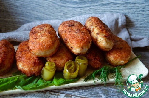 Куриные котлеты с сыром Куриные котлеты с сыром