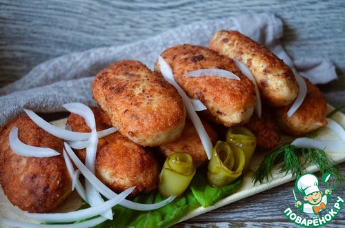 Куриные котлеты с сыром Куриные котлеты с сыром