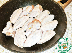 Куриные крылышки в апельсиновой глазури