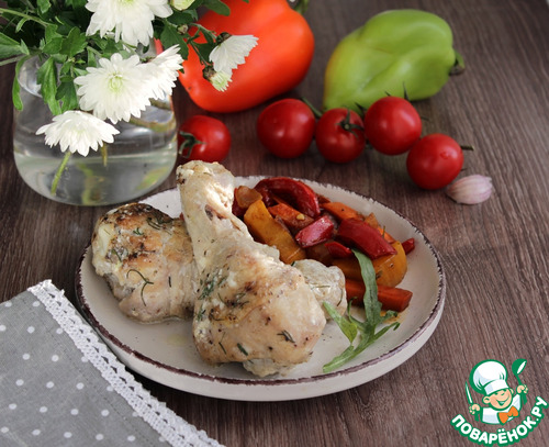 Куриные ножки в сметанном соусе Куриные ножки в сметанном соусе