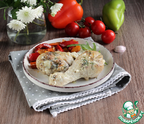 Куриные ножки в сметанном соусе Куриные ножки в сметанном соусе