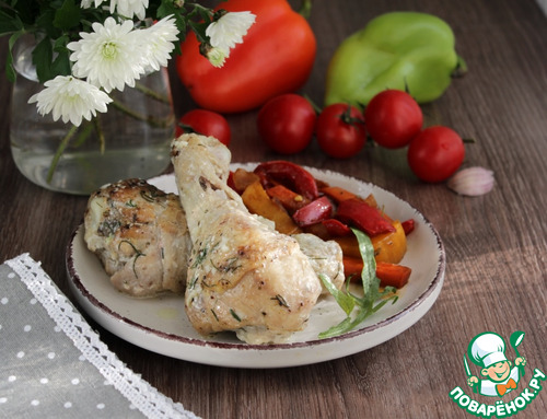 Куриные ножки в сметанном соусе Куриные ножки в сметанном соусе