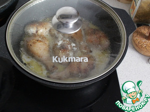 Куриные ножки в сметанном соусе Куриные ножки в сметанном соусе