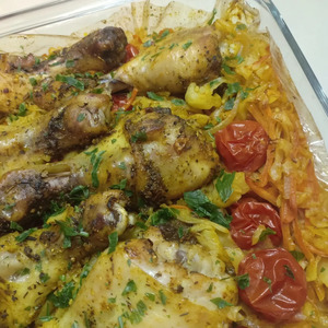 Куриные ножки, запеченные в рукаве