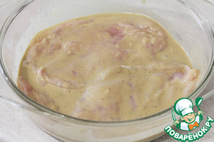 Куриные отбивные в горчичном маринаде Куриные отбивные в горчичном маринаде