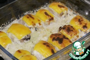 Куриные рулетики с вялеными сливами