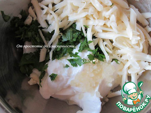 Куриные сердечки под сырным соусом Куриные сердечки под сырным соусом