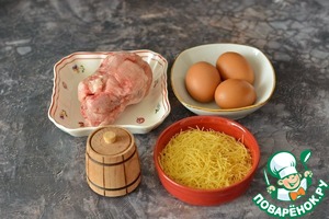 Куриный бульон с вермишелью и яйцом Куриный бульон с вермишелью и яйцом