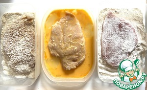 Куриный шницель из духовки Куриный шницель из духовки