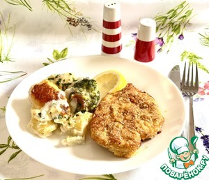 Куриный шницель из духовки Куриный шницель из духовки