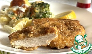 Куриный шницель из духовки Куриный шницель из духовки
