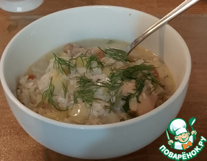 Куриный суп Авголемоно Куриный суп Авголемоно