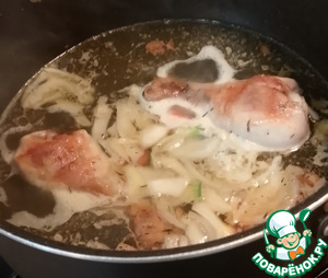 Куриный суп Авголемоно Куриный суп Авголемоно