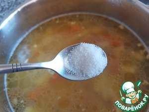 Куриный суп с брокколи Куриный суп с брокколи