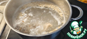 Куриный суп с лисичками Куриный суп с лисичками