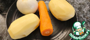 Куриный суп с лисичками Куриный суп с лисичками