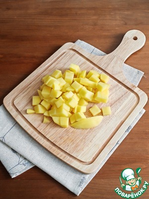 Куриный суп с нутом и сыром Куриный суп с нутом и сыром