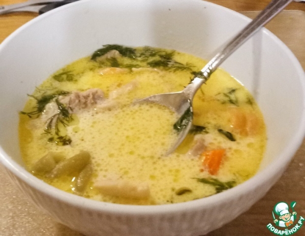 Куриный суп с пармезаном от Оттоленгги Куриный суп с пармезаном от Оттоленгги