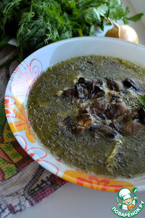 Куриный заколот с лесными грибами