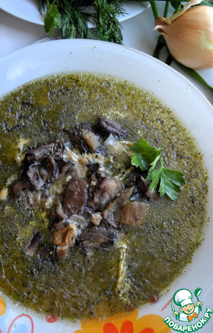 Куриный заколот с лесными грибами