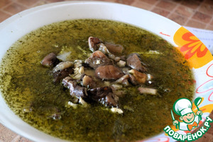 Куриный заколот с лесными грибами