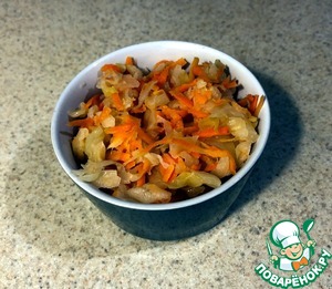 Квашеная капуста с морковью и кольраби Квашеная капуста с морковью и кольраби