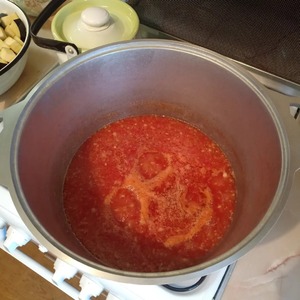 Лечо из баклажан