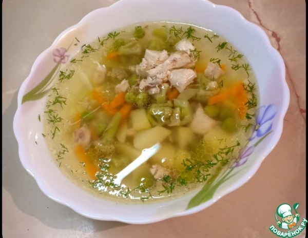 Легкий овощной суп Легкий овощной суп