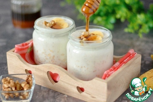 Ленивая овсянка на домашнем йогурте Ленивая овсянка на домашнем йогурте
