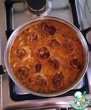 Ленивые пельмени в томатно-сметанном соусе Ленивые пельмени в томатно-сметанном соусе