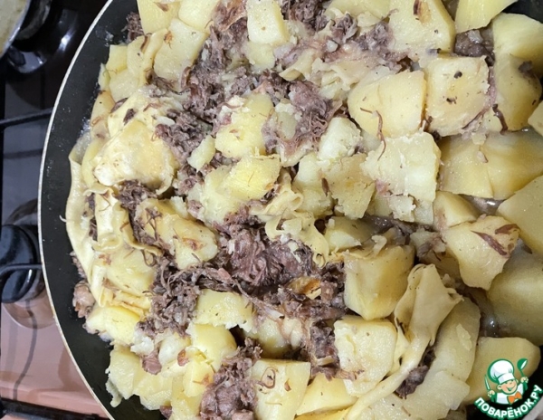 Ленивый бешбармак Ленивый бешбармак