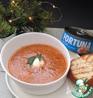 Ленивый томатный суп с тунцом Ленивый томатный суп с тунцом