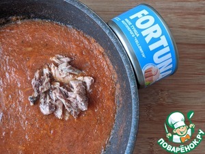 Ленивый томатный суп с тунцом Ленивый томатный суп с тунцом