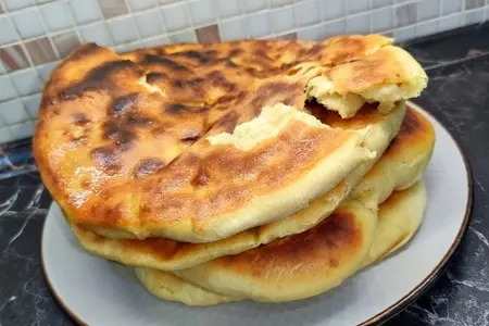 Лепёшка с сыром на завтрак Лепёшка с сыром на завтрак