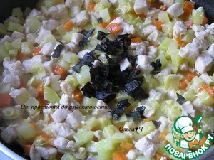 Летнее рагу из курицы с овощами