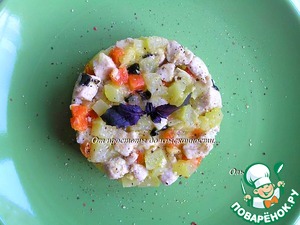 Летнее рагу из курицы с овощами