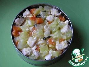 Летнее рагу из курицы с овощами
