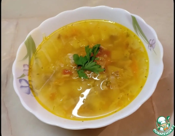 Летние щи из молодой капусты Летние щи из молодой капусты