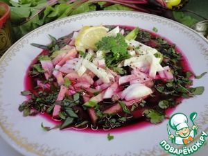 Летний холодный свекольник